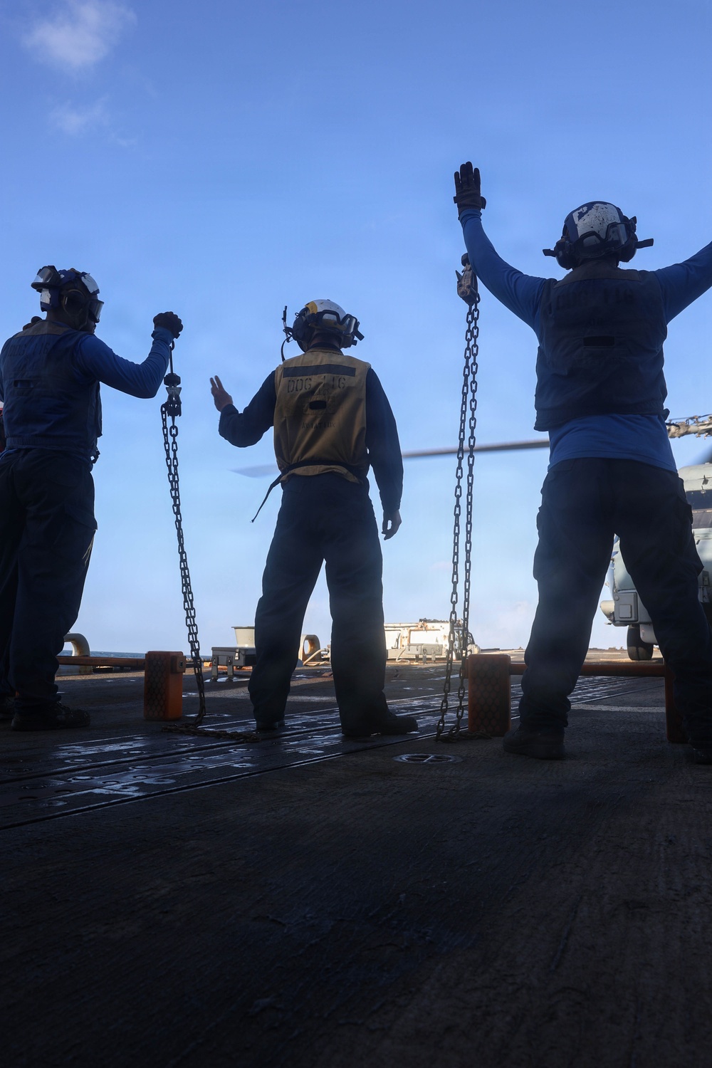 USS Thomas Hudner (DDG 116) Flight Ops