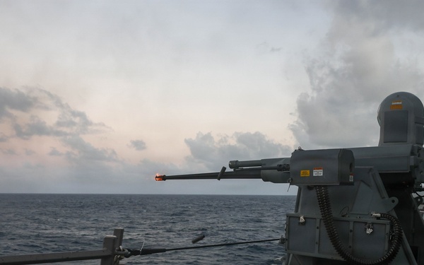 USS Thomas Hudner (DDG 116) Gunnery Exercise