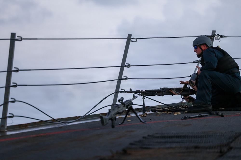 USS Thomas Hudner (DDG 116) Gunnery Exercise