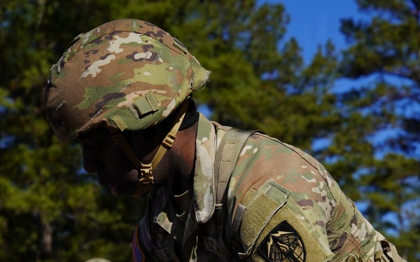 U.S. Army Soldier Is Evaluated on Medical Skills