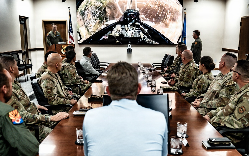 Luke, Holloman Demonstrate Global Fighter Operations During Community Leader Visit