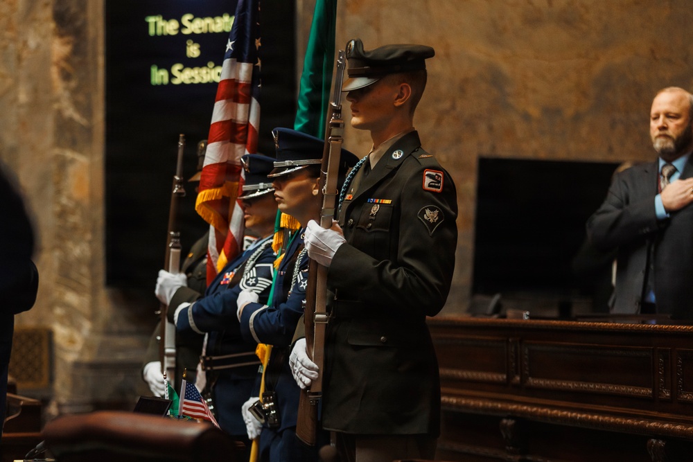 Washington National Guard rocks 2026 &amp;quot;Leg Day&amp;quot; at state capitol