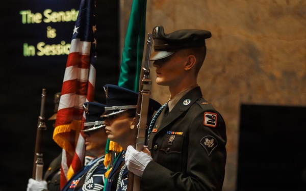 Washington National Guard rocks 2026 &amp;quot;Leg Day&amp;quot; at state capitol