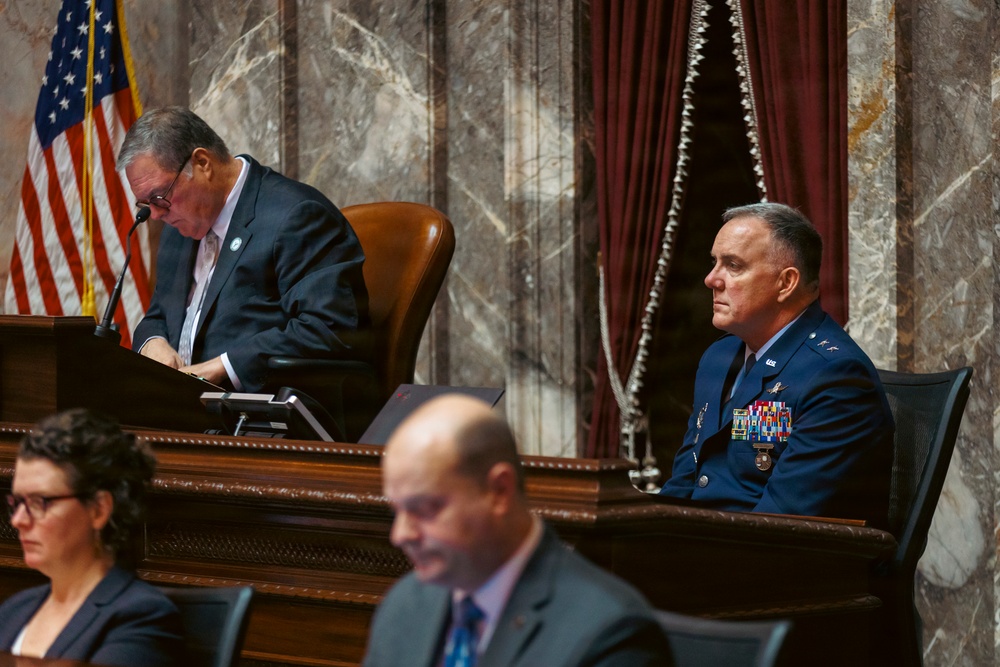 Washington National Guard rocks 2026 "Leg Day" at state capitol