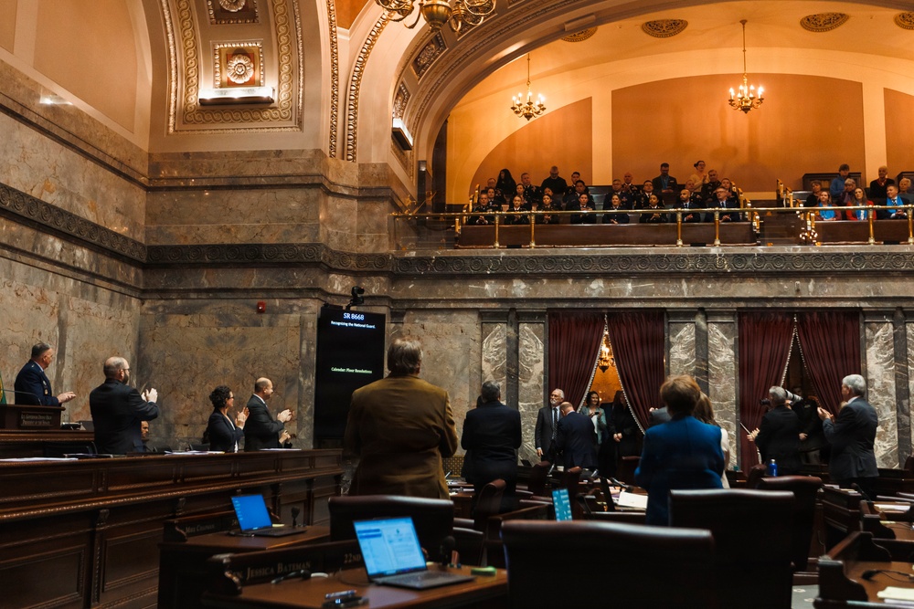 Washington National Guard rocks 2026 "Leg Day" at state capitol