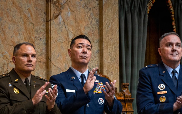 Washington National Guard rocks 2026 "Leg Day" at state capitol