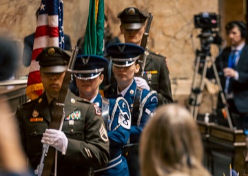 Washington National Guard rocks 2026 "Leg Day" at state capitol