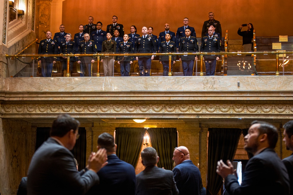 Washington National Guard rocks 2026 "Leg Day" at state capitol