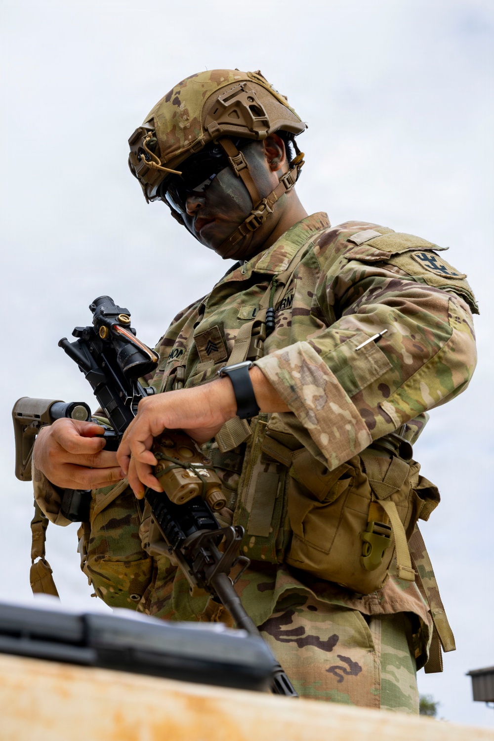 95th Combat Engineer Company - Infantry conduct Sapper Stakes
