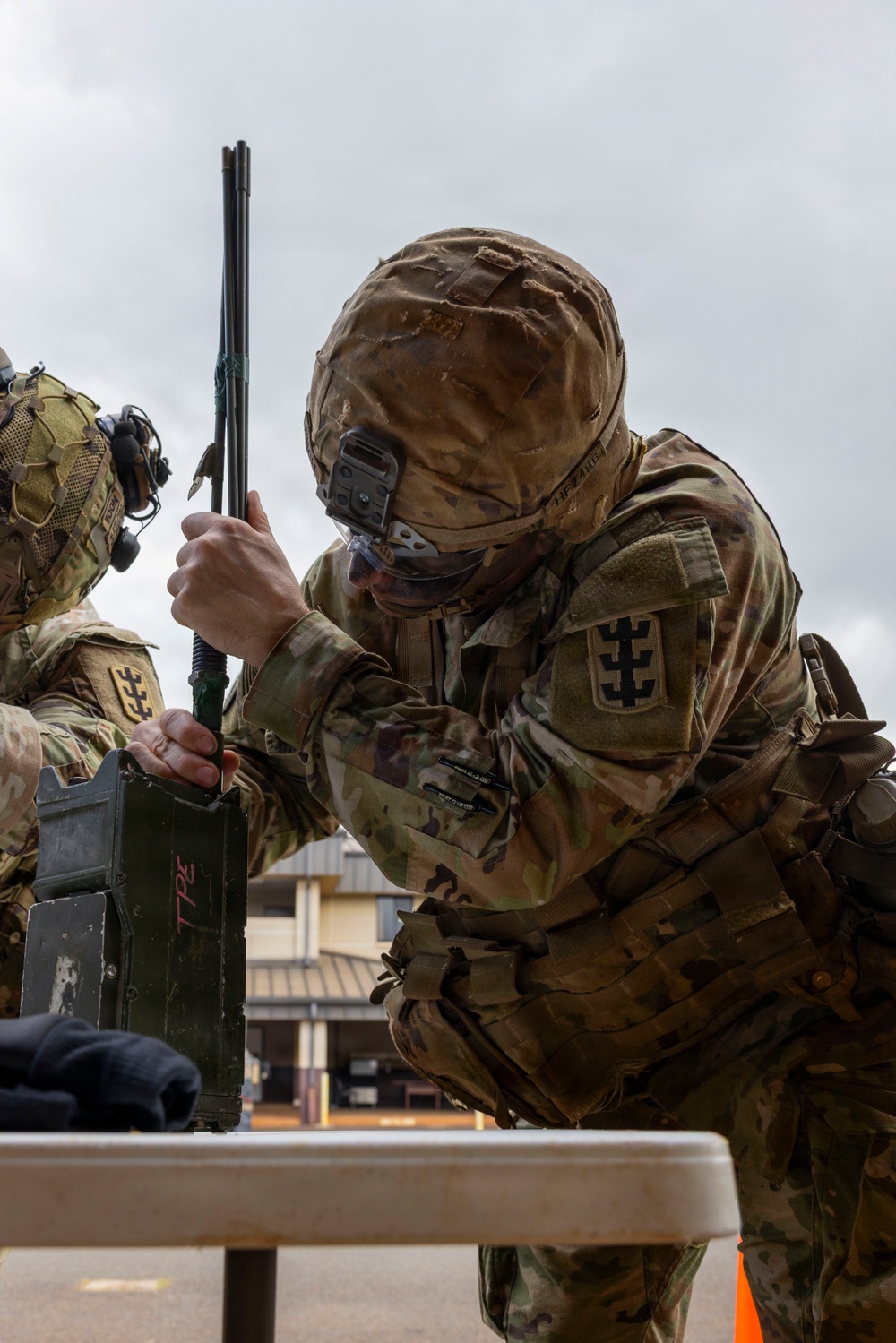 95th Combat Engineer Company - Infantry conduct Sapper Stakes
