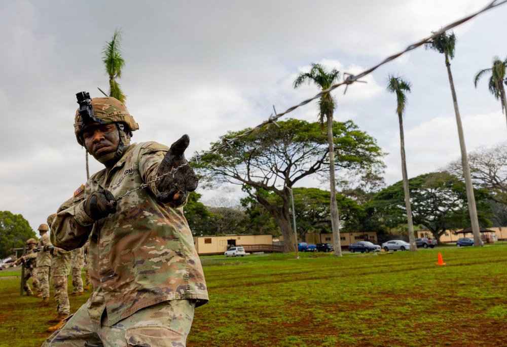 95th Combat Engineer Company - Infantry conduct Sapper Stakes