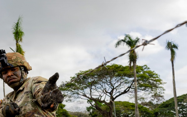 95th Combat Engineer Company - Infantry conduct Sapper Stakes