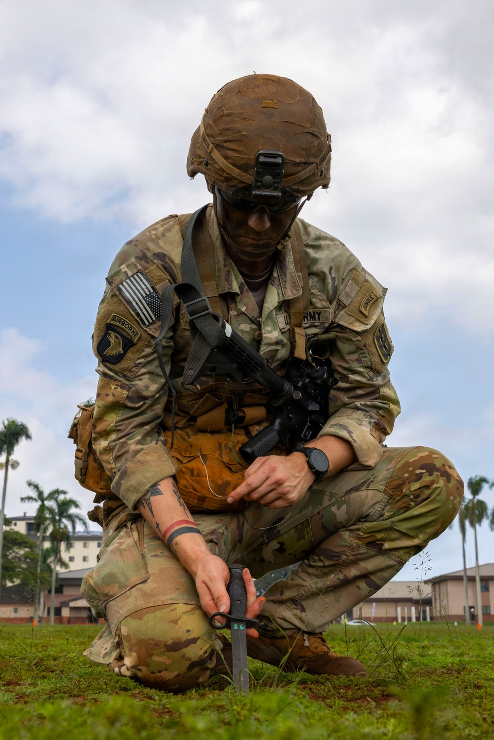 95th Combat Engineer Company - Infantry conduct Sapper Stakes