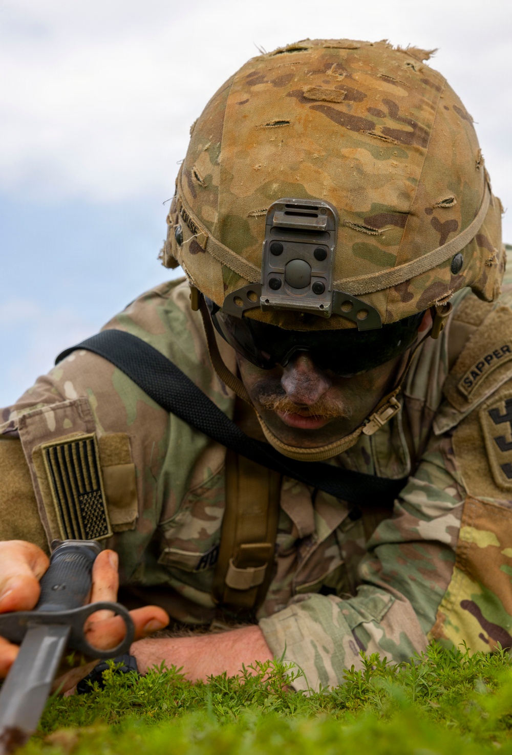 95th Combat Engineer Company - Infantry conduct Sapper Stakes