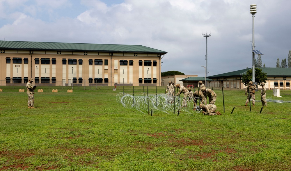 95th Combat Engineer Company - Infantry conduct Sapper Stakes