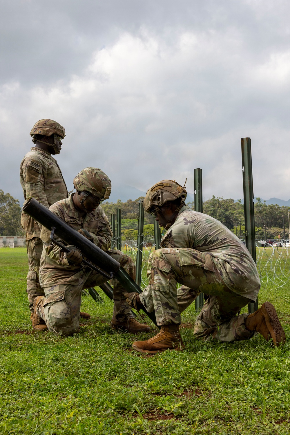 95th Combat Engineer Company - Infantry conduct Sapper Stakes
