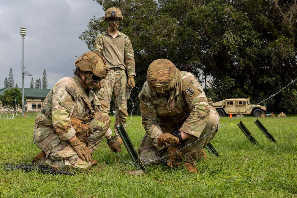 95th Combat Engineer Company - Infantry conduct Sapper Stakes