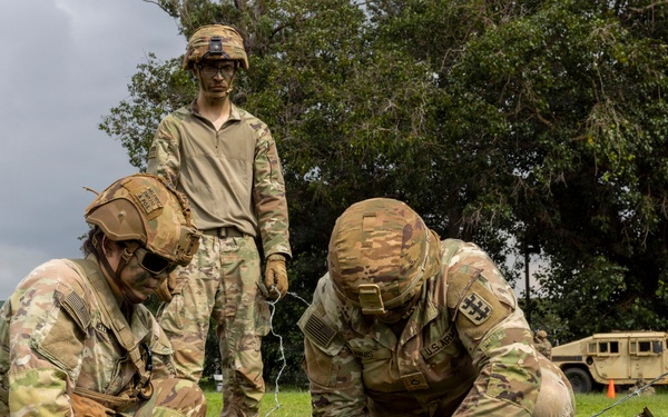 95th Combat Engineer Company - Infantry conduct Sapper Stakes