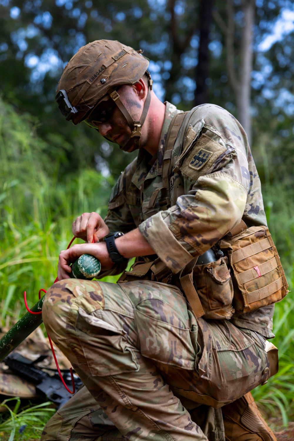 95th Combat Engineer Company - Infantry conduct Sapper Stakes