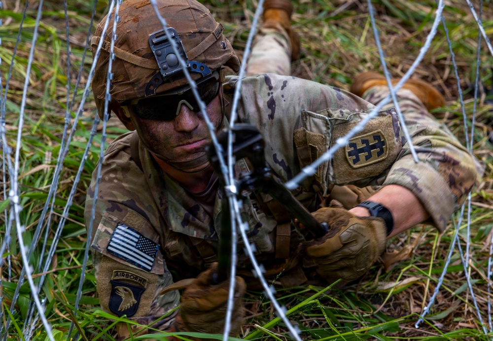 95th Combat Engineer Company - Infantry conduct Sapper Stakes