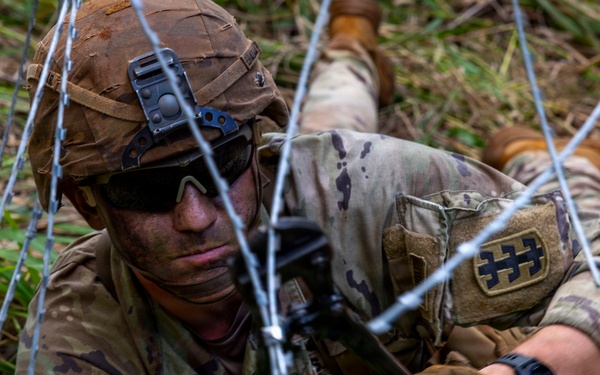 95th Combat Engineer Company - Infantry conduct Sapper Stakes