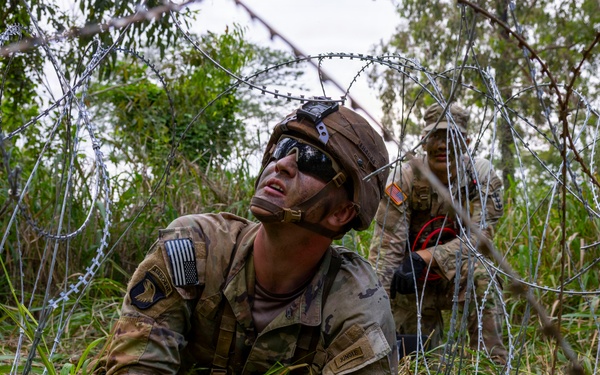 95th Combat Engineer Company - Infantry conduct Sapper Stakes