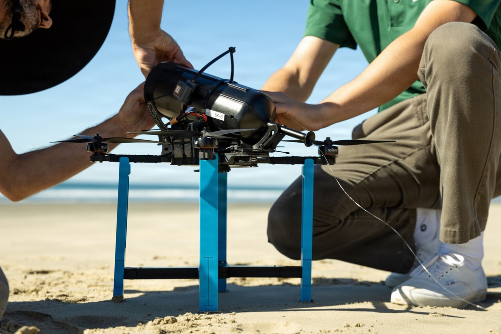 Marines evaluate fiber-optic FPV Drones during DIU challeng