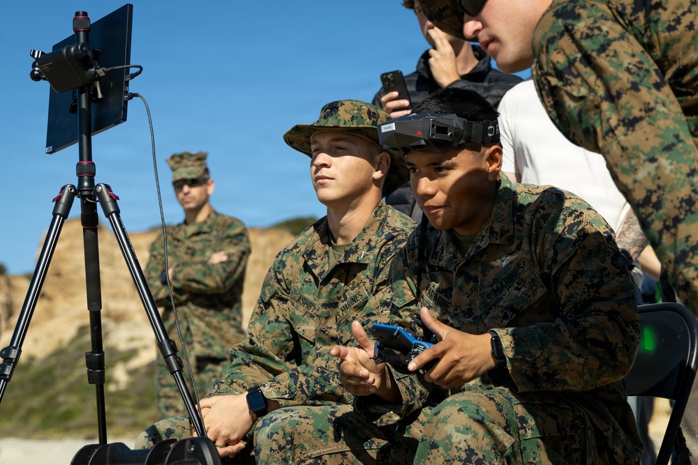 Marines evaluate fiber-optic FPV Drones during DIU challenge