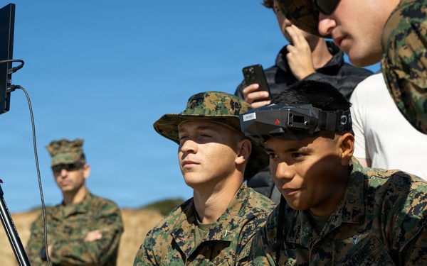 Marines evaluate fiber-optic FPV Drones during DIU challenge