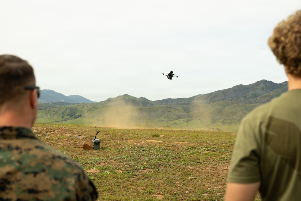Marines evaluate fiber-optic FPV Drones during DIU challenge