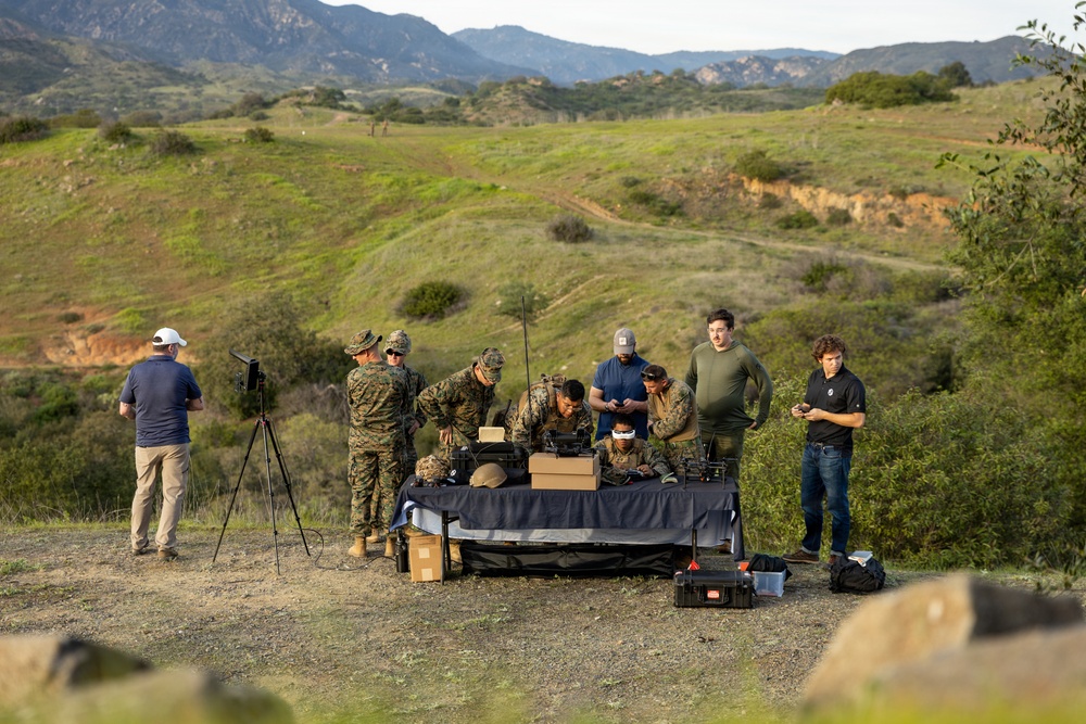 Marines evaluate fiber-optic FPV Drones during DIU challenge