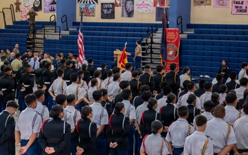 Andersen Airmen mentor local youth, judge island-wide JROTC drill competition