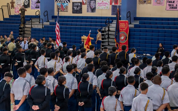 Andersen Airmen mentor local youth, judge island-wide JROTC drill competition