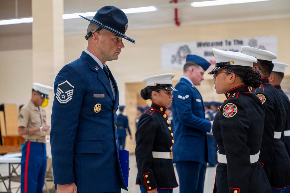 Andersen Airmen mentor local youth, judge island-wide JROTC drill competition
