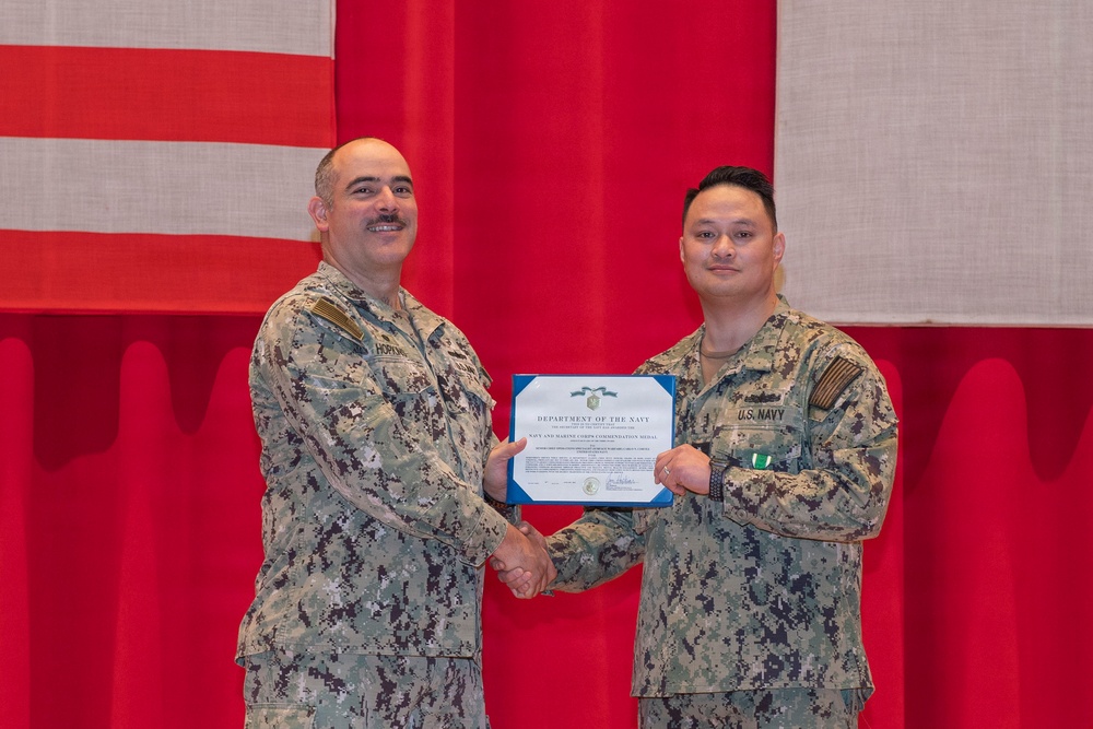 CFAY Holds All Hands and Awards at Quarters&amp;#xA;