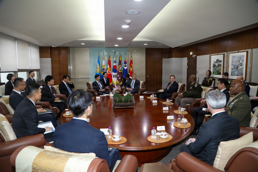 Under Secretary of War for Policy Visits South Korea