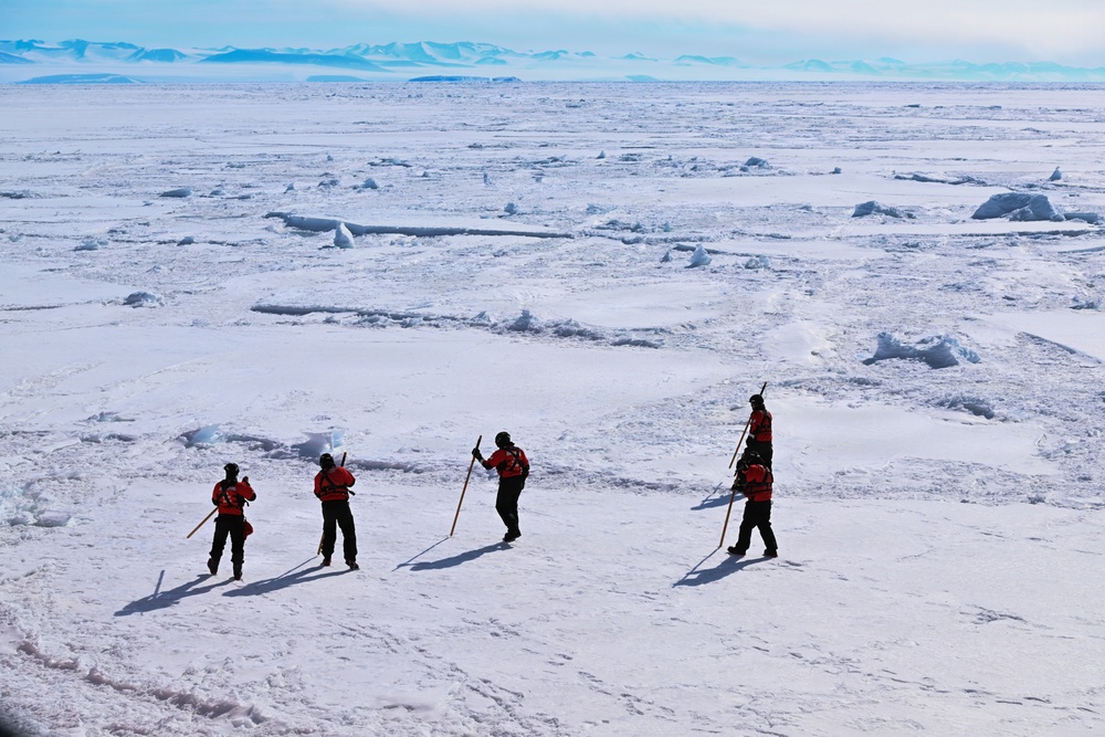 USCGC Polar Star (WAGB 10) dispatches ice rescue team for a joint mission with the National Science Foundation during Operation Deep Freeze 2026
