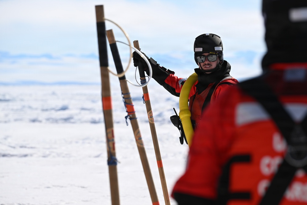 USCGC Polar Star (WAGB 10) dispatches ice rescue team for a joint mission with the National Science Foundation during Operation Deep Freeze 2026