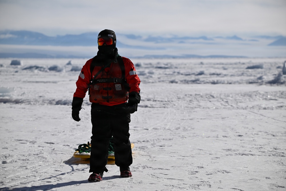 USCGC Polar Star (WAGB 10) dispatches ice rescue team for a joint mission with the National Science Foundation during Operation Deep Freeze 2026