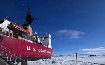 USCGC Polar Star (WAGB 10) dispatches ice rescue team for a joint mission with the National Science Foundation during Operation Deep Freeze 2026