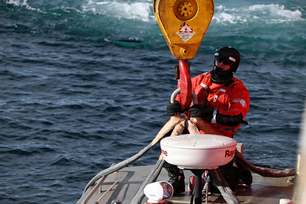 USCGC Polar Star (WAGB 10) conducts small boat operations amid Operation Deep Freeze 2026
