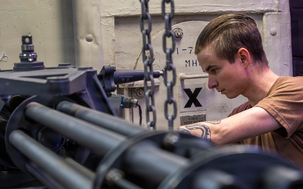 Abraham Lincoln conducts routine operations