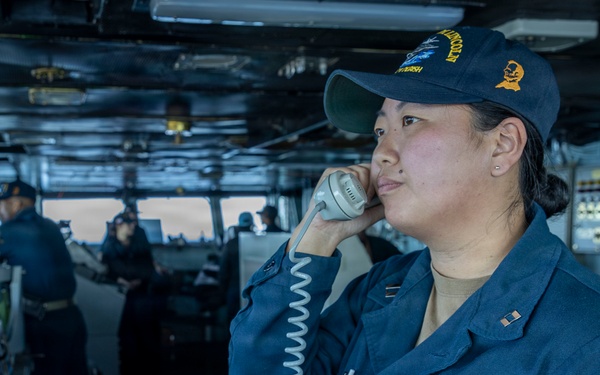 Abraham Lincoln conducts routine operations