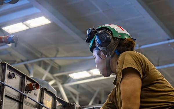 Abraham Lincoln conducts routine operations