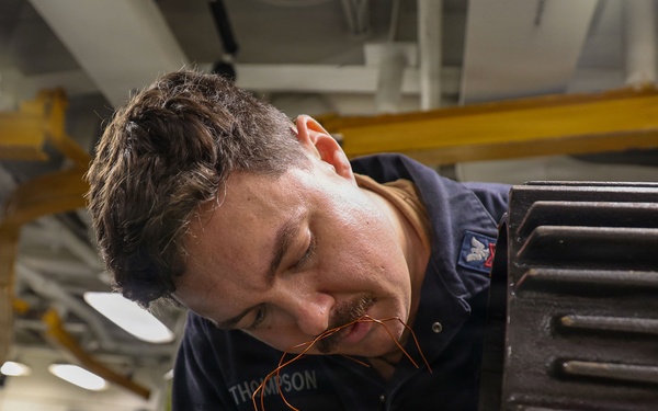 Abraham Lincoln conducts routine operations