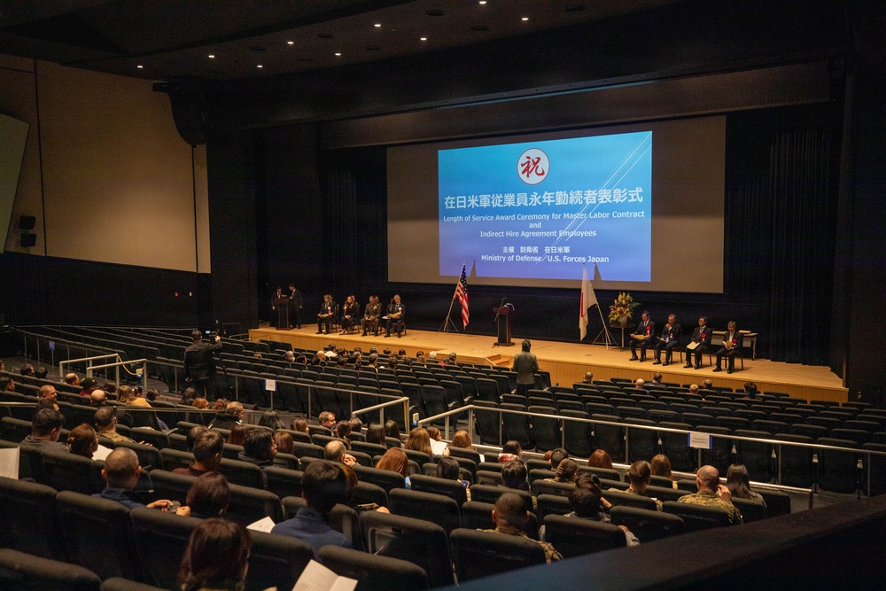 Master Labor Contractor Length of Service Award Ceremony