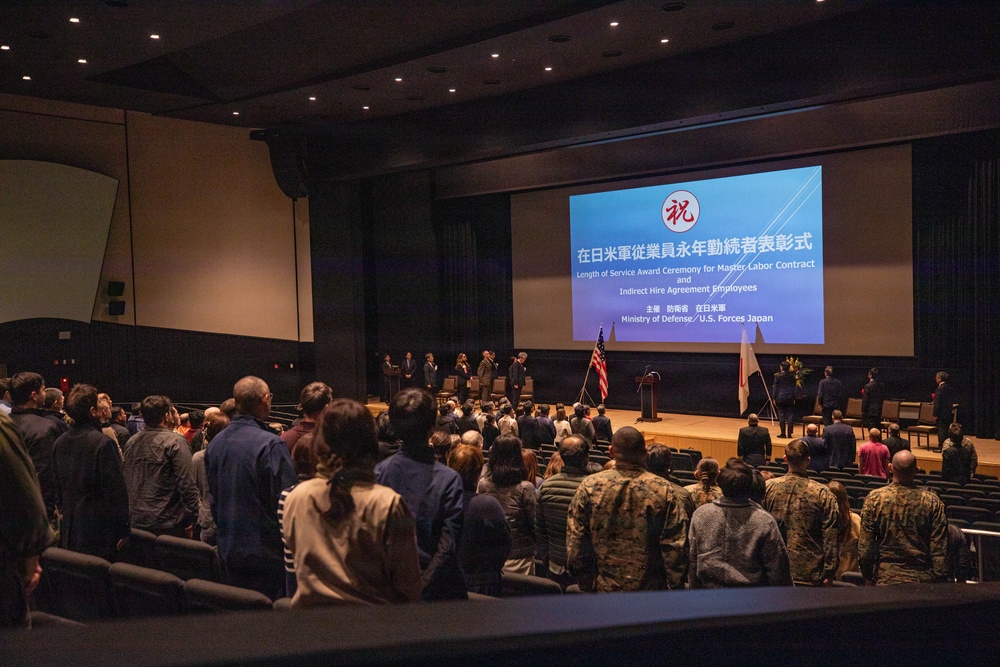 Master Labor Contractor Length of Service Award Ceremony