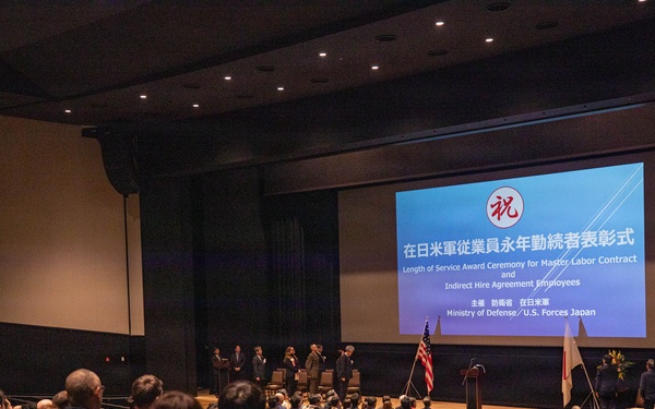 Master Labor Contractor Length of Service Award Ceremony