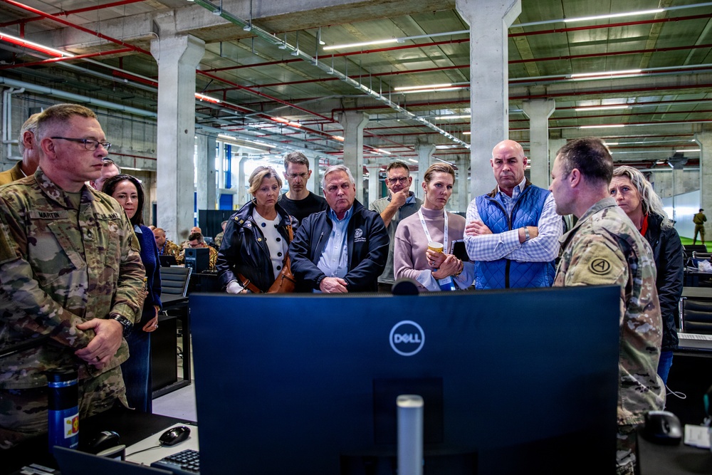 U.S. Congress Members Visit the Civil-Military Coordination Center
