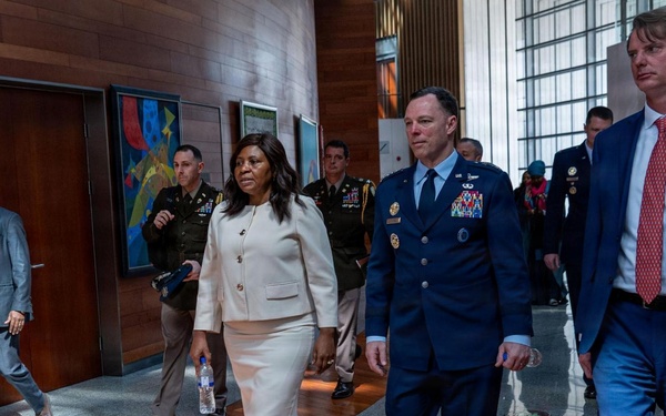 One Mission, United by Partnership, Established by Sacrifice – AFRICOM Commander, Command Senior Enlisted Leader Lead Wreath Laying Ceremony at African Union Headquarters